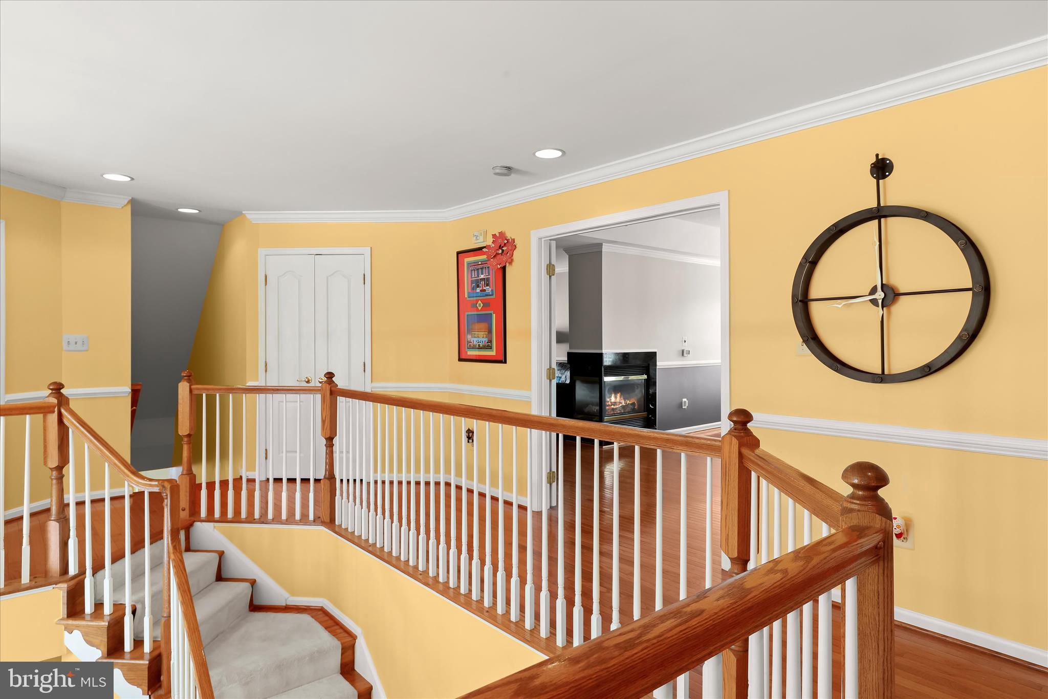 8061 Hunterbrooke Lane Fulton, MD 20759 - Photo 31 of 77 a view of a hallway with windows