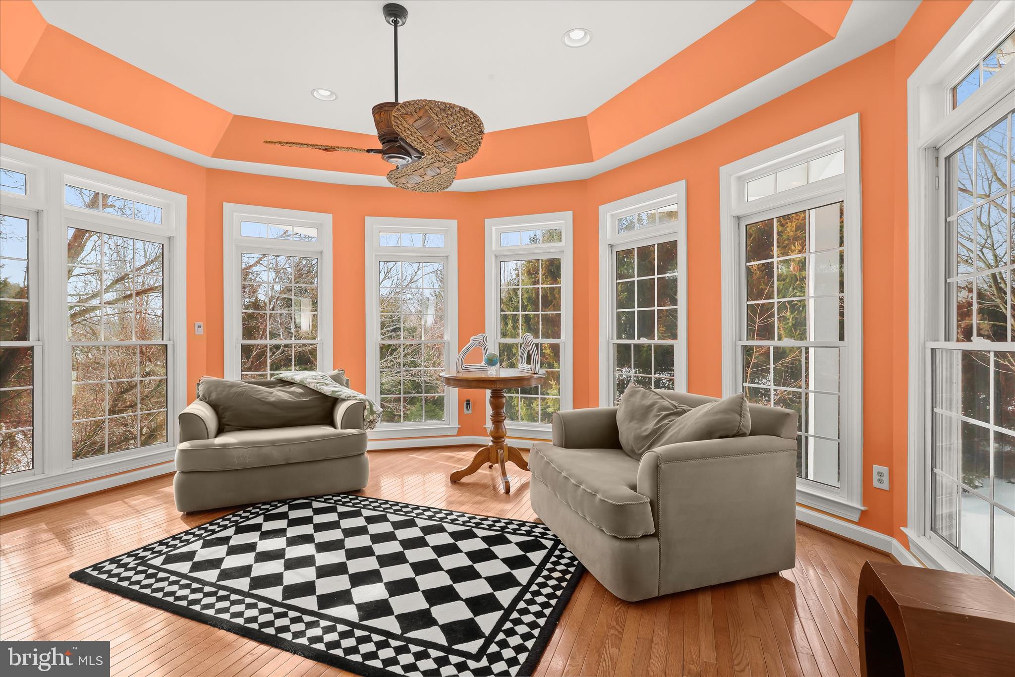 8061 Hunterbrooke Lane Fulton, MD 20759 - Photo 31 of 90 a living room with furniture and a large window