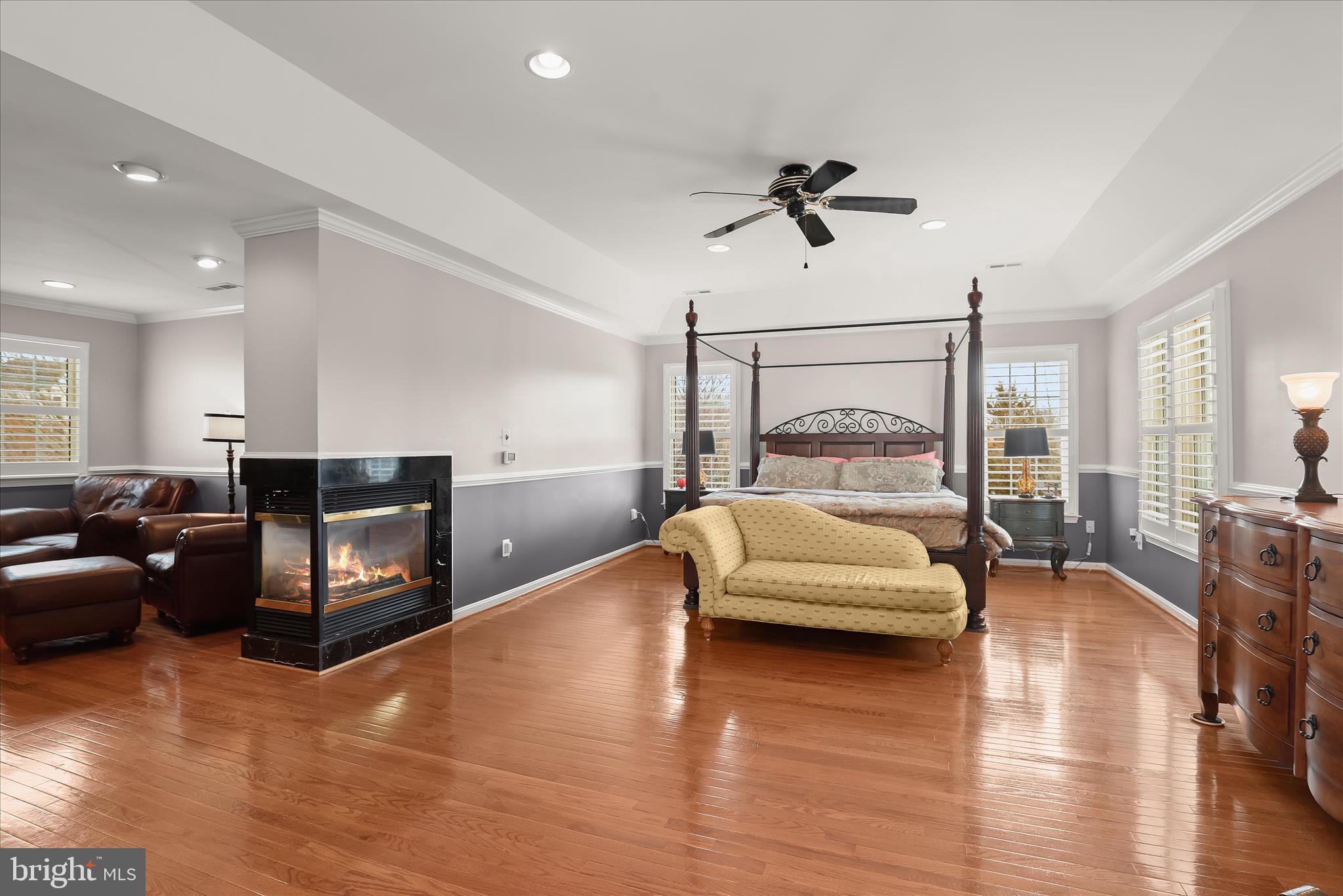 8061 Hunterbrooke Lane Fulton, MD 20759 - Photo 34 of 77 a living room with furniture and wooden floor
