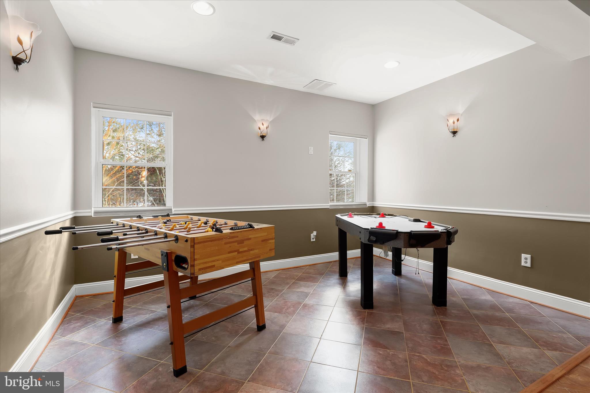8061 Hunterbrooke Lane Fulton, MD 20759 - Photo 59 of 77 a room with furniture pool table and windows