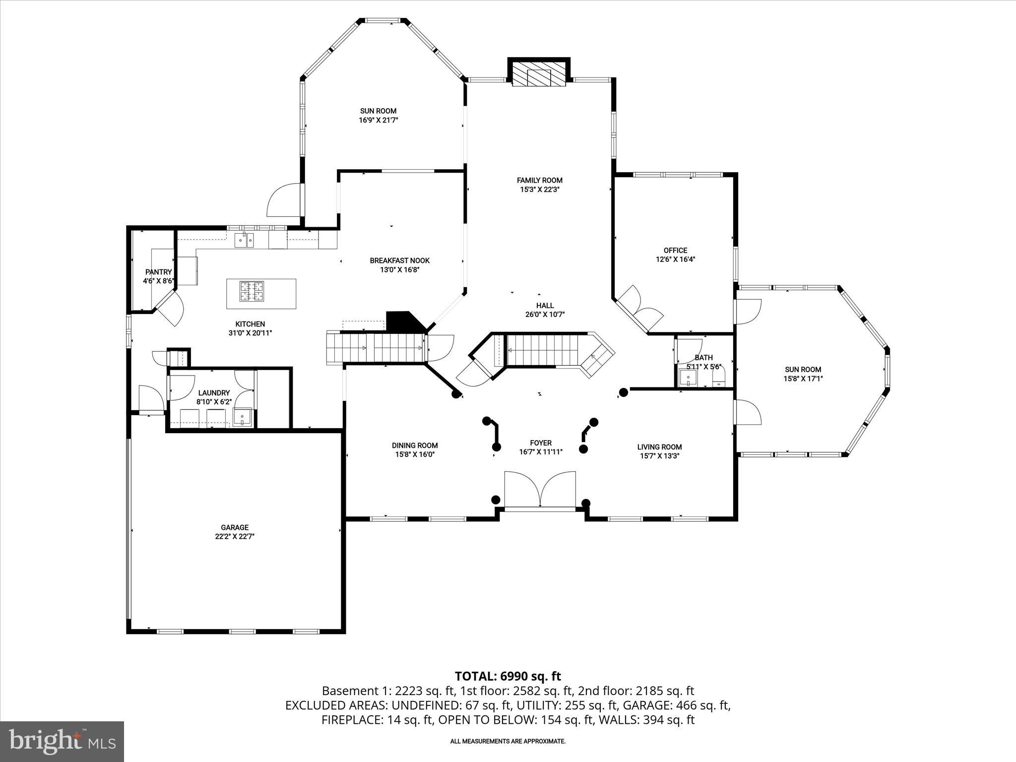 8061 Hunterbrooke Lane Fulton, MD 20759 - Photo 75 of 77 Main Level Floor Plan