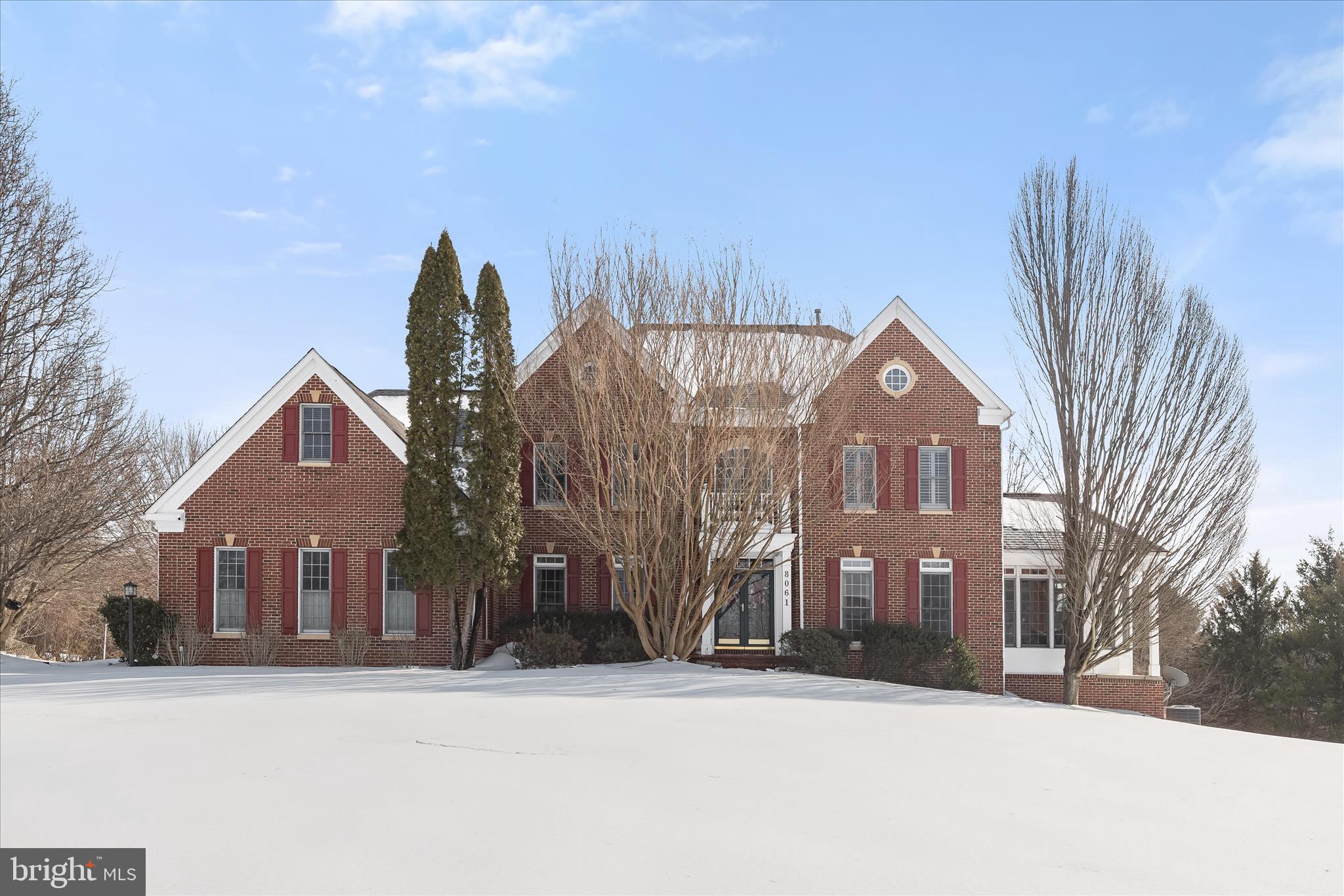 8061 Hunterbrooke Lane Fulton, MD 20759 - Photo 86 of 90 a front view of a house with a yard