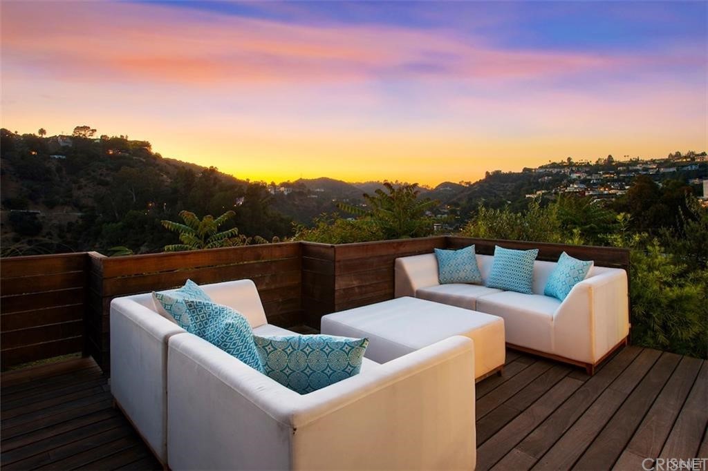 8184 Mannix Drive Los Angeles, CA 90046 - Photo 6 of 53 a view of a couches in a balcony