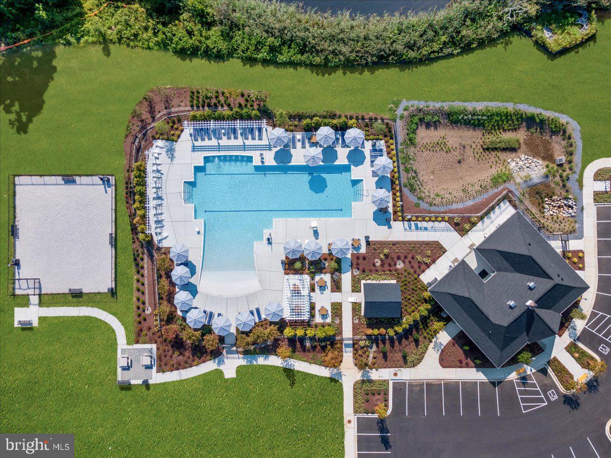 1015 Champlain Court Trappe, MD 21673 - Photo 38 of 38 an aerial view of a house with garden space and outdoor seating