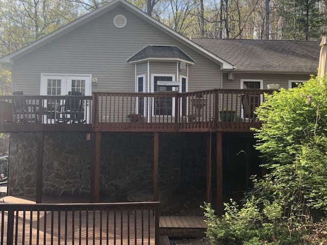 181 Silver Shadow Road Hardy, VA 24101 - Photo 36 of 47 a view of a house with a balcony
