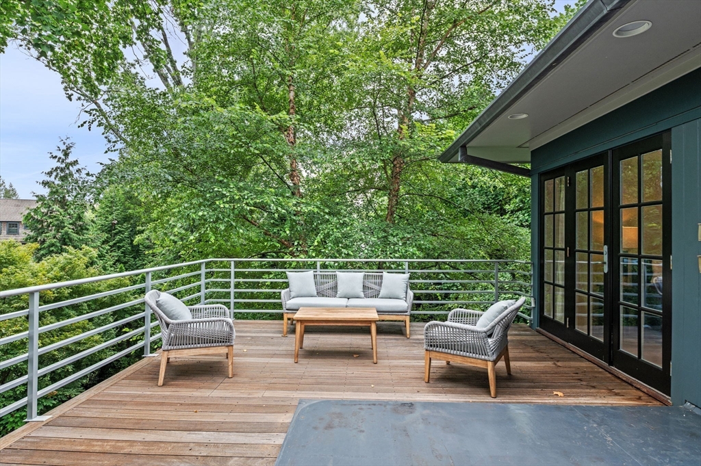 18 Hemlock Road Cambridge, MA 02138 - Photo 9 of 26 a view of sitting area with furniture in backyard