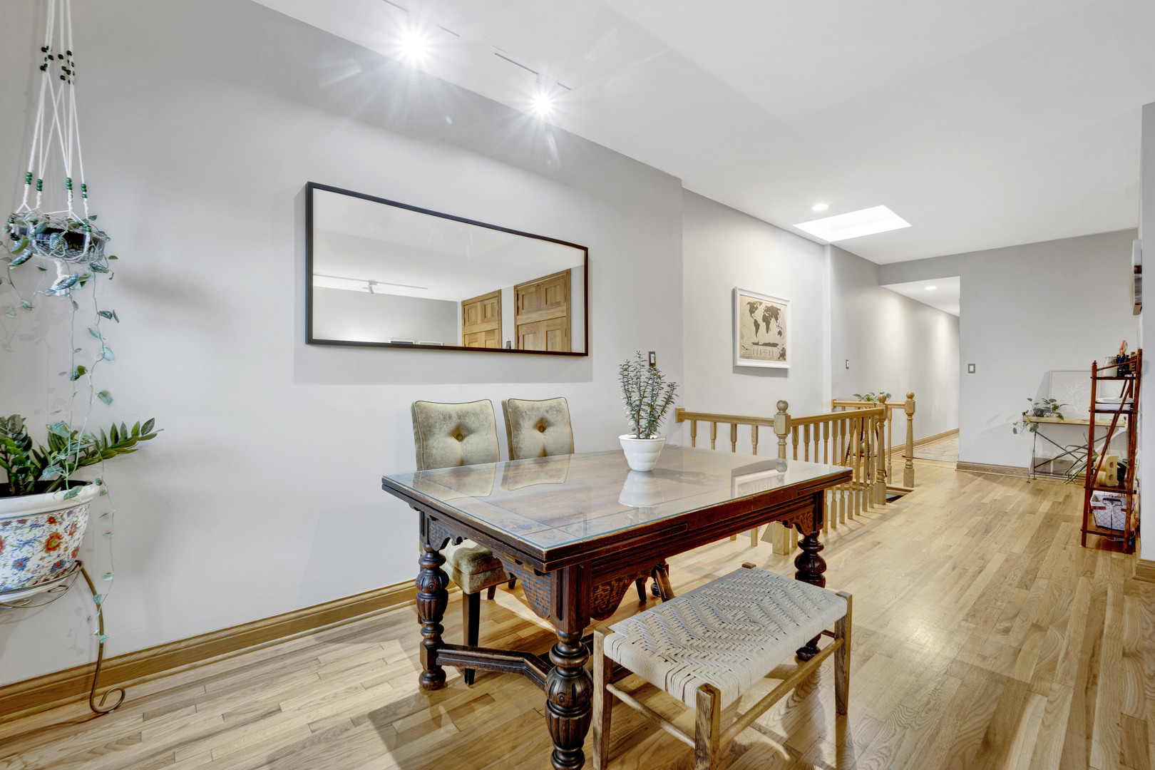 839 South Laflin Street, Unit 3 Chicago, IL 60607 - Photo 14 of 21 a view of a workspace with furniture and wooden floor