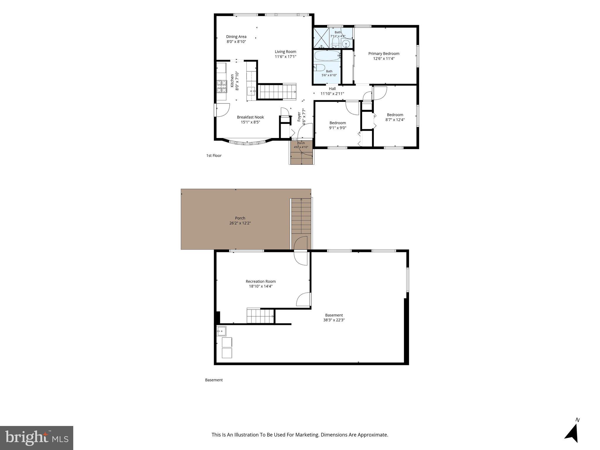 6426 Deepford Street Springfield, VA 22150 - Photo 32 of 32 Floorplan
