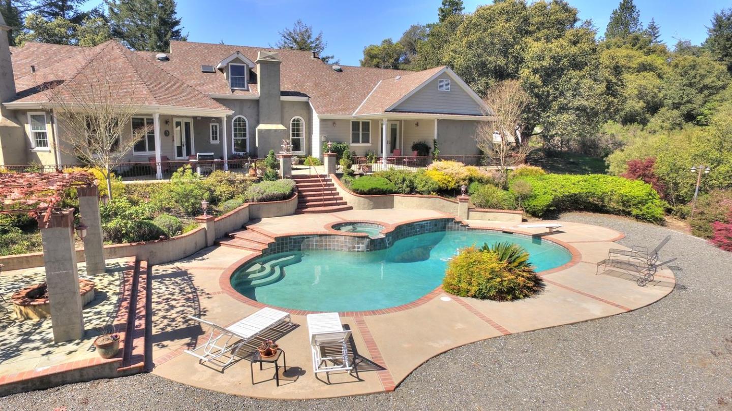 22219 Summit Road Los Gatos, CA 95033 - Photo 21 of 34 a front view of a house with entertaining space