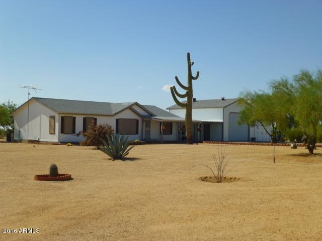 4702 North Razorback Drive Florence, AZ 85132 - Photo 1 of 36 Elevation w/ Hugh Saguaro Cactus