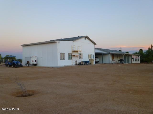 4702 North Razorback Drive Florence, AZ 85132 - Photo 32 of 36 Rear View Garage & House