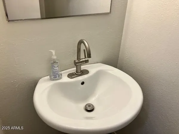 a close up of a sink in a bathroom
