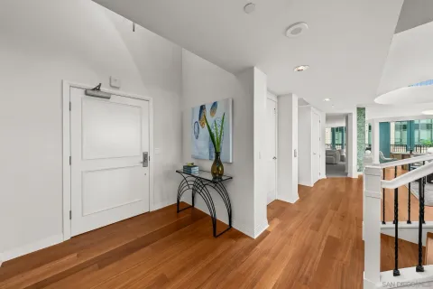 a view of a chairs and table in patio