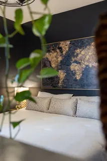 a living room with a couch