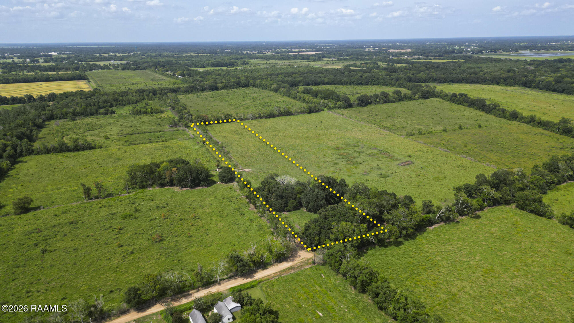 Tbd Tbd Landing Church Point, LA 70525 - Photo 1 of 14 Landing Dr 02 - Aerial Dirt Road and Hom
