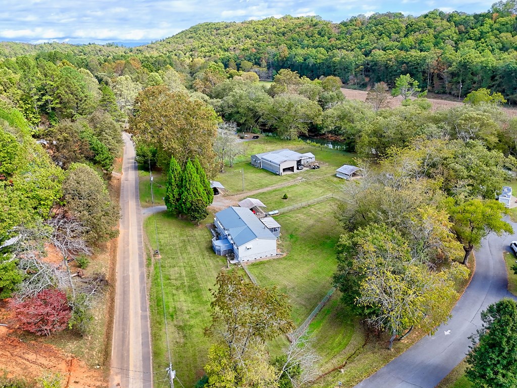 1483 Hilltop Road Murphy, NC 28906 - Photo 36 of 74 an aerial view of a house with a yard