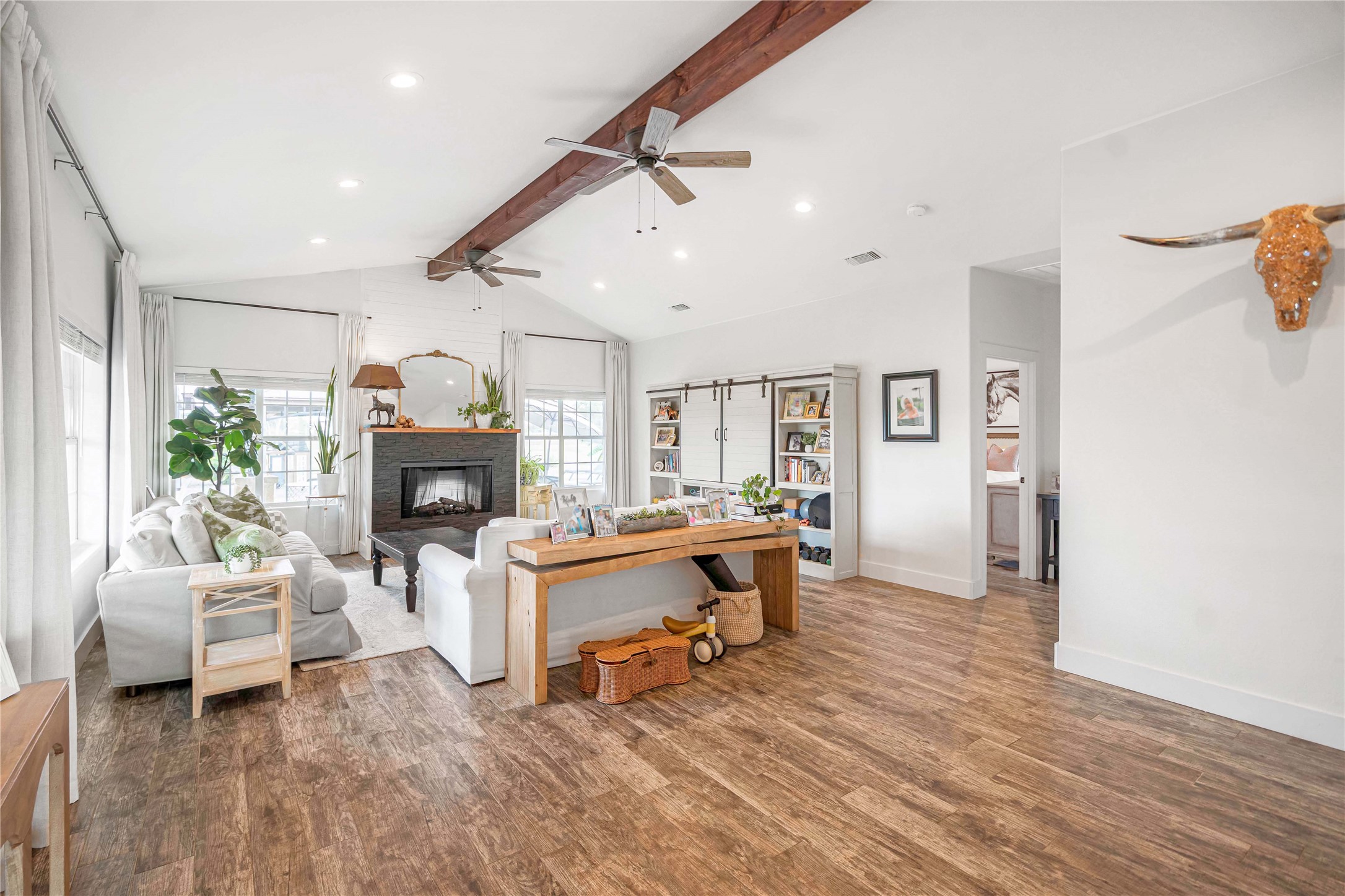 0 Oil Field Road Lockhart, TX 78644 - Photo 16 of 36 a living room with furniture and a fireplace