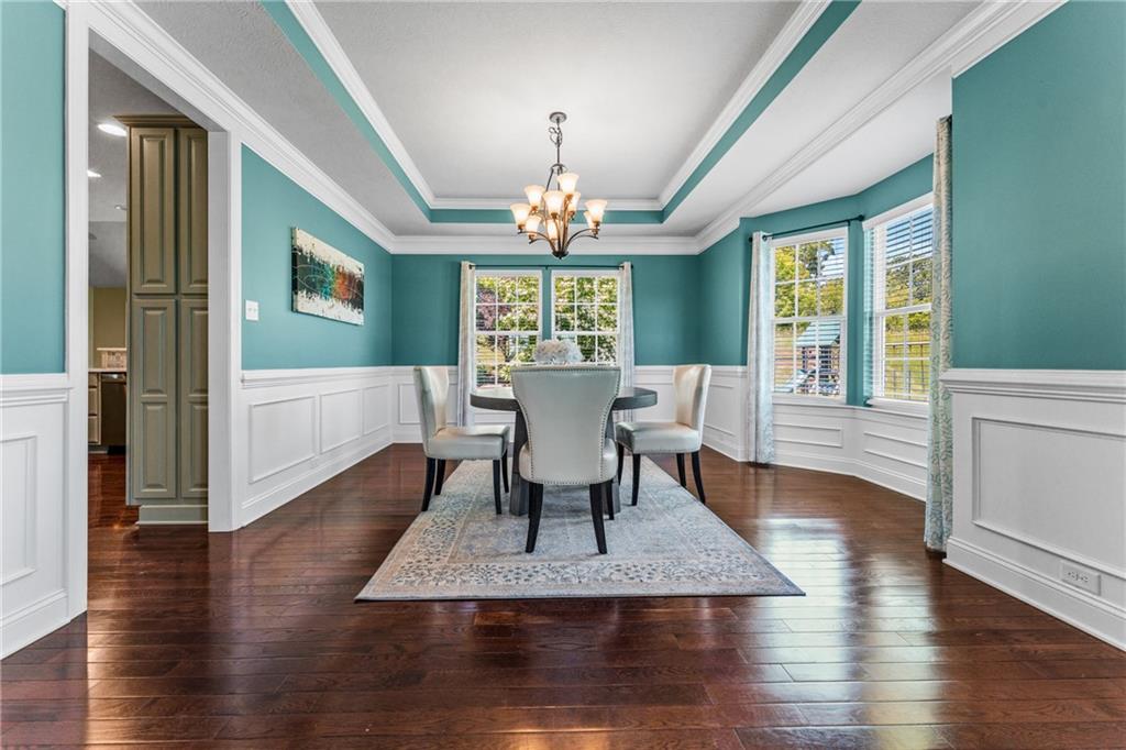 211 Taylor Ridge Lane Mars, PA 16046 - Photo 12 of 50 a view of a dining room with furniture window and wooden floor