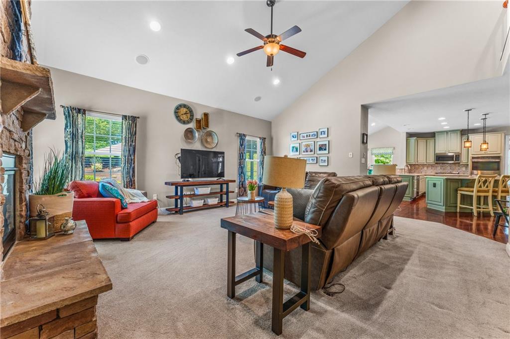 211 Taylor Ridge Lane Mars, PA 16046 - Photo 25 of 50 a living room with furniture kitchen view and a window