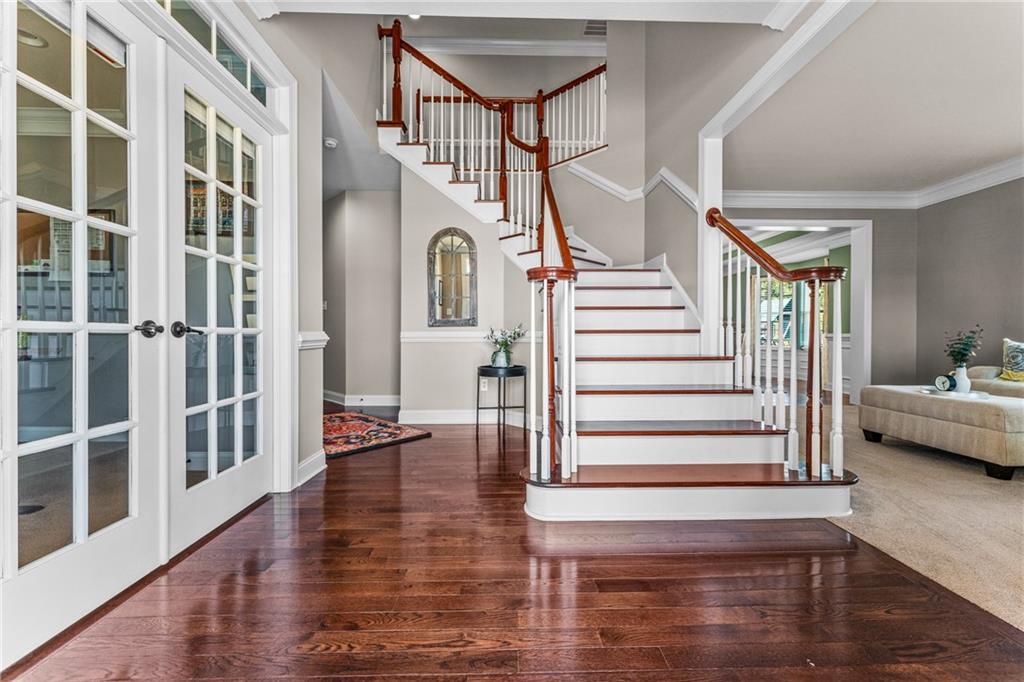 211 Taylor Ridge Lane Mars, PA 16046 - Photo 28 of 50 a view of entryway and hall with wooden floor