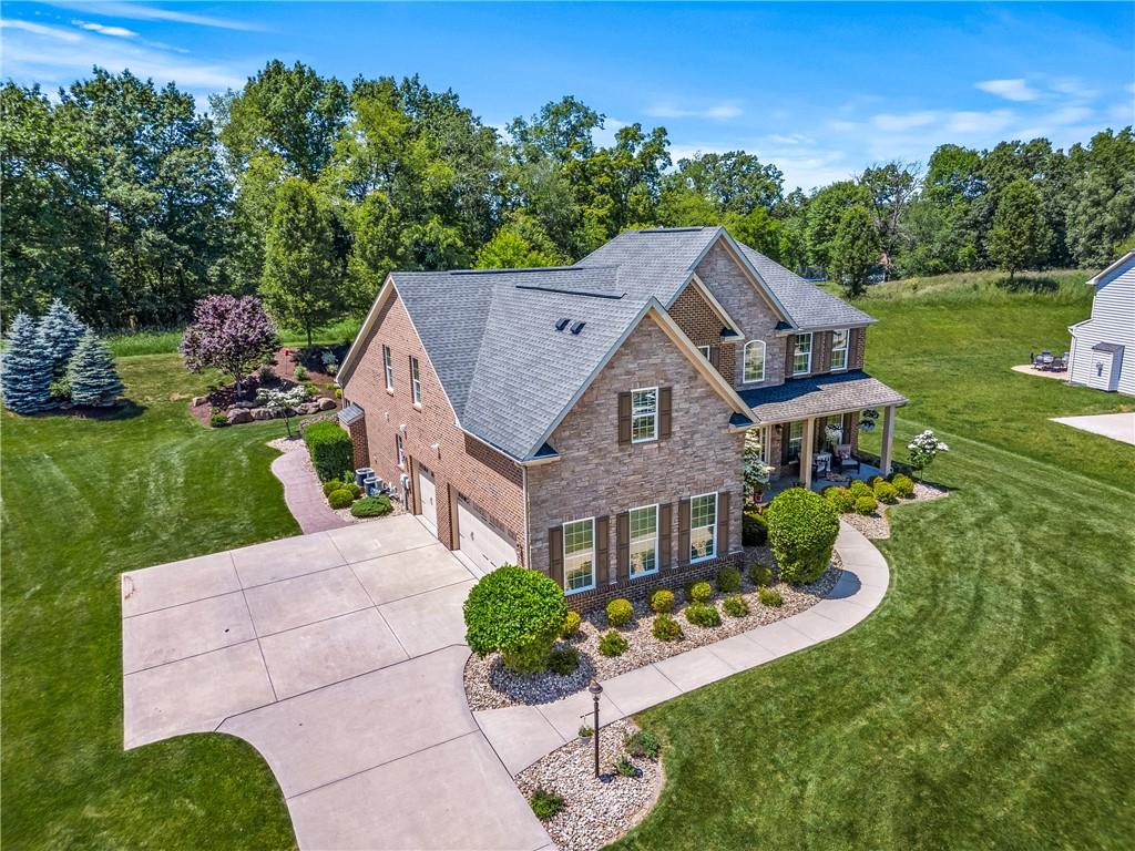 211 Taylor Ridge Lane Mars, PA 16046 - Photo 3 of 50 a aerial view of a house with a big yard