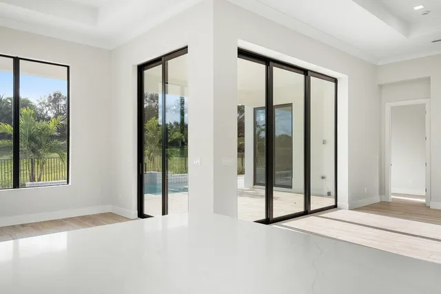 a view of an empty room