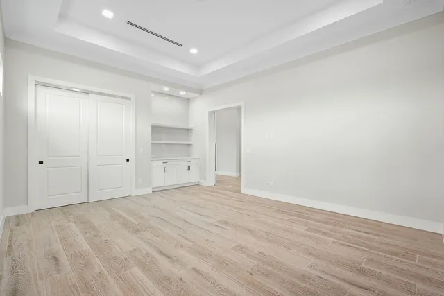 a view of an empty room