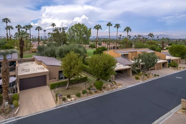 a view of a city from a terrace