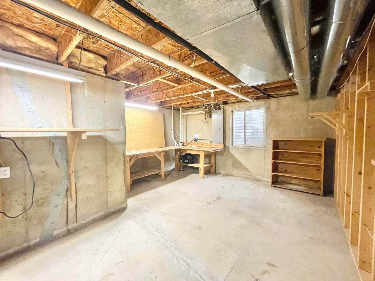 602 Pearces Ford Road Oswego, IL 60543 - Photo 34 of 40 a view of an empty room with wooden walls