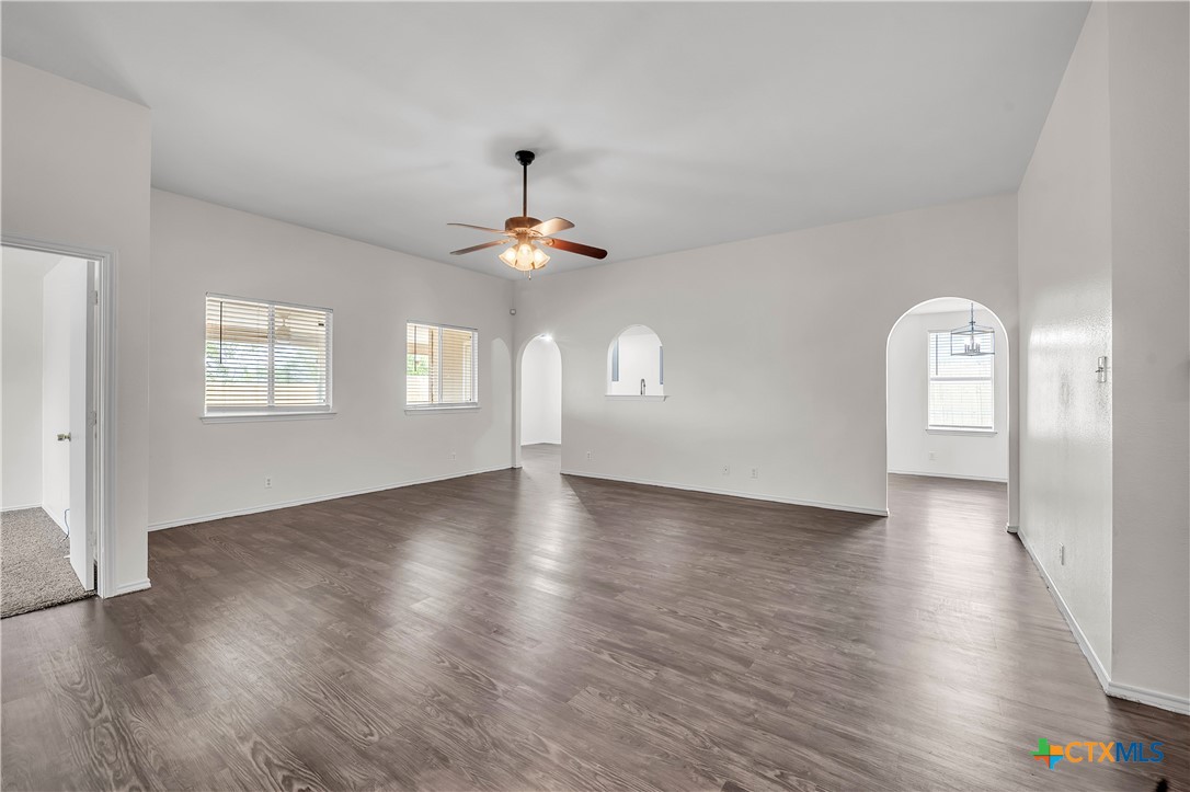 2903 Blue Ridge Drive Killeen, TX 76543 - Photo 6 of 32 wooden floor in an empty room with a window