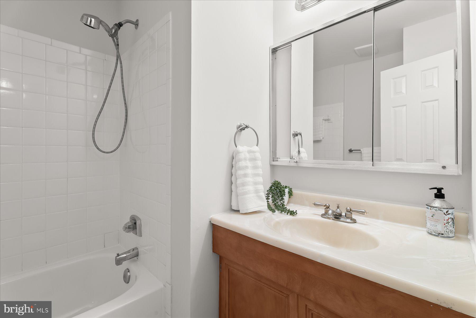 1530 Tanyard Hill Road Gaithersburg, MD 20879 - Photo 27 of 40 a bathroom with a bath tub sink and mirror