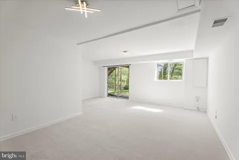 a view of an empty room