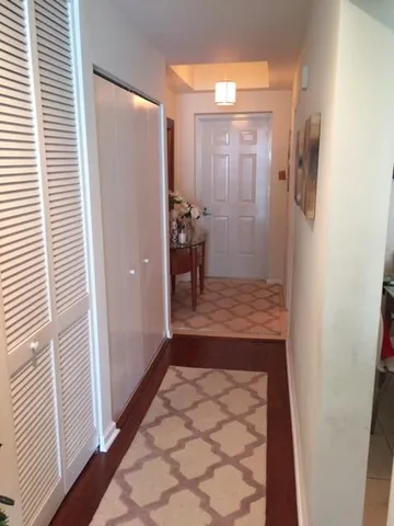 a view of a building with lake view