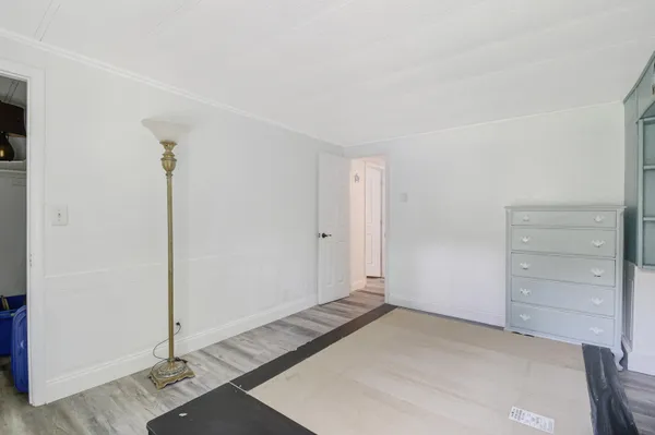 a view of a room with closet