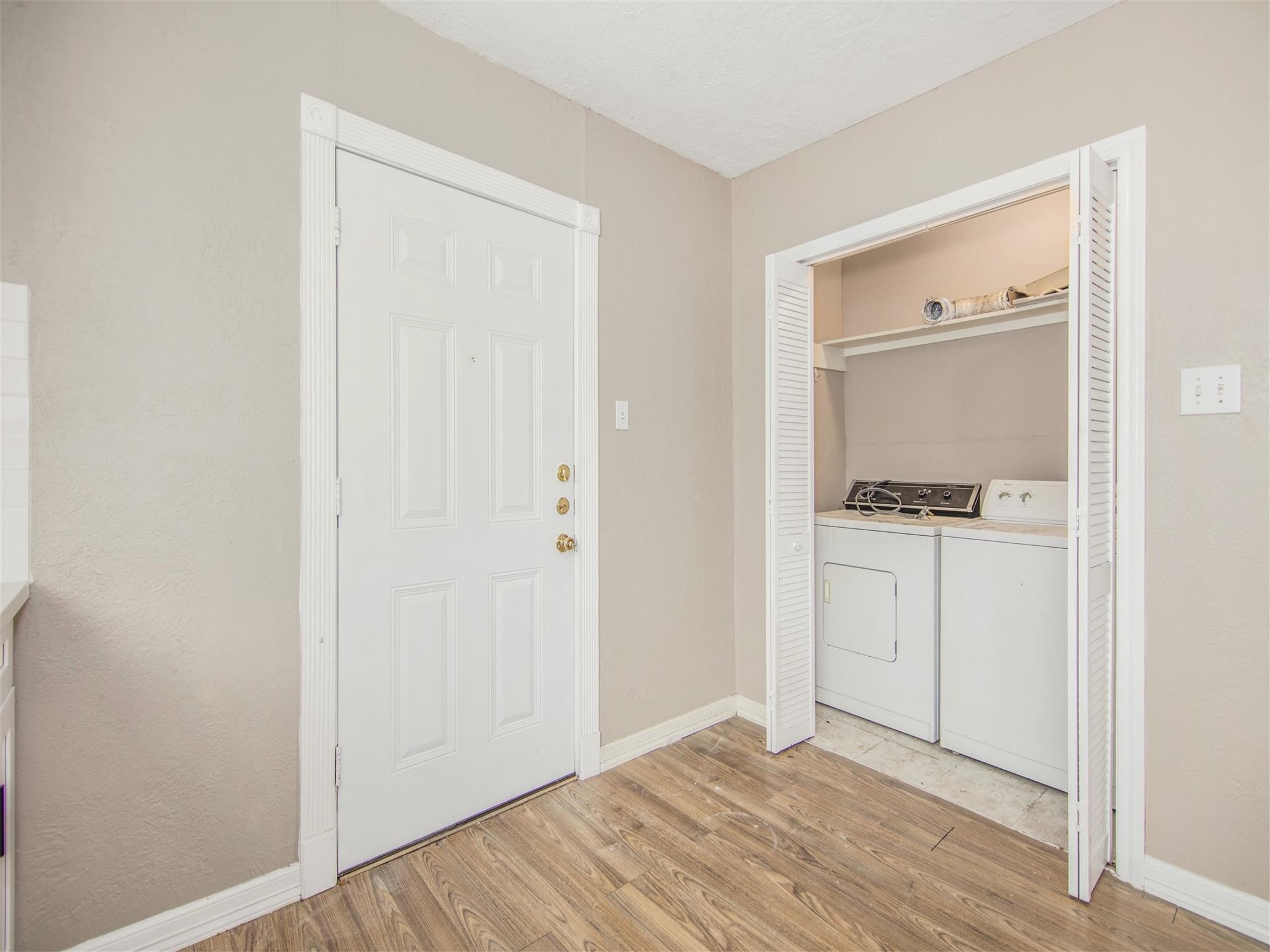 5108 Clay Street Houston, TX 77023 - Photo 20 of 21 a view of kitchen with wooden floor