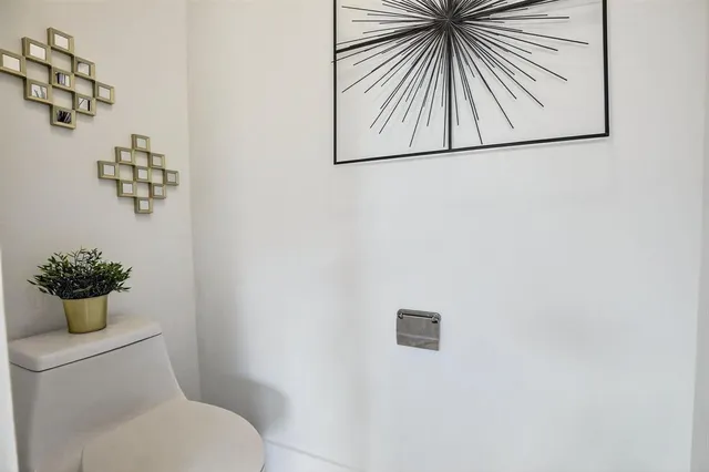 an outdoor view with patio