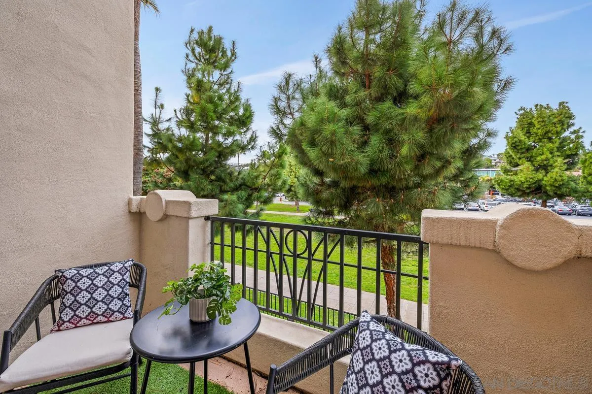 2842 Farragut Road, Unit 131 San Diego, CA 92106 - Photo 12 of 41 a view of a balcony with chairs