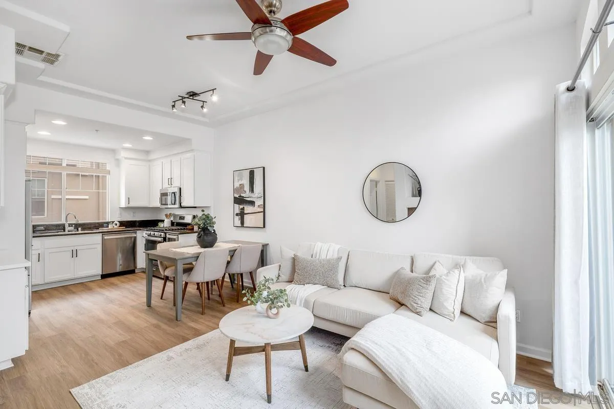2842 Farragut Road, Unit 131 San Diego, CA 92106 - Photo 4 of 41 a living room with furniture kitchen view and a window