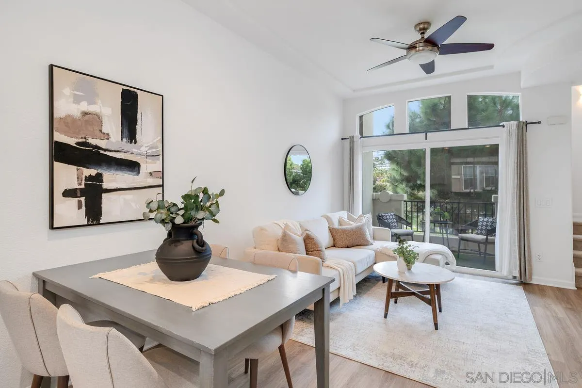 2842 Farragut Road, Unit 131 San Diego, CA 92106 - Photo 9 of 41 a living room with furniture a table and potted plants