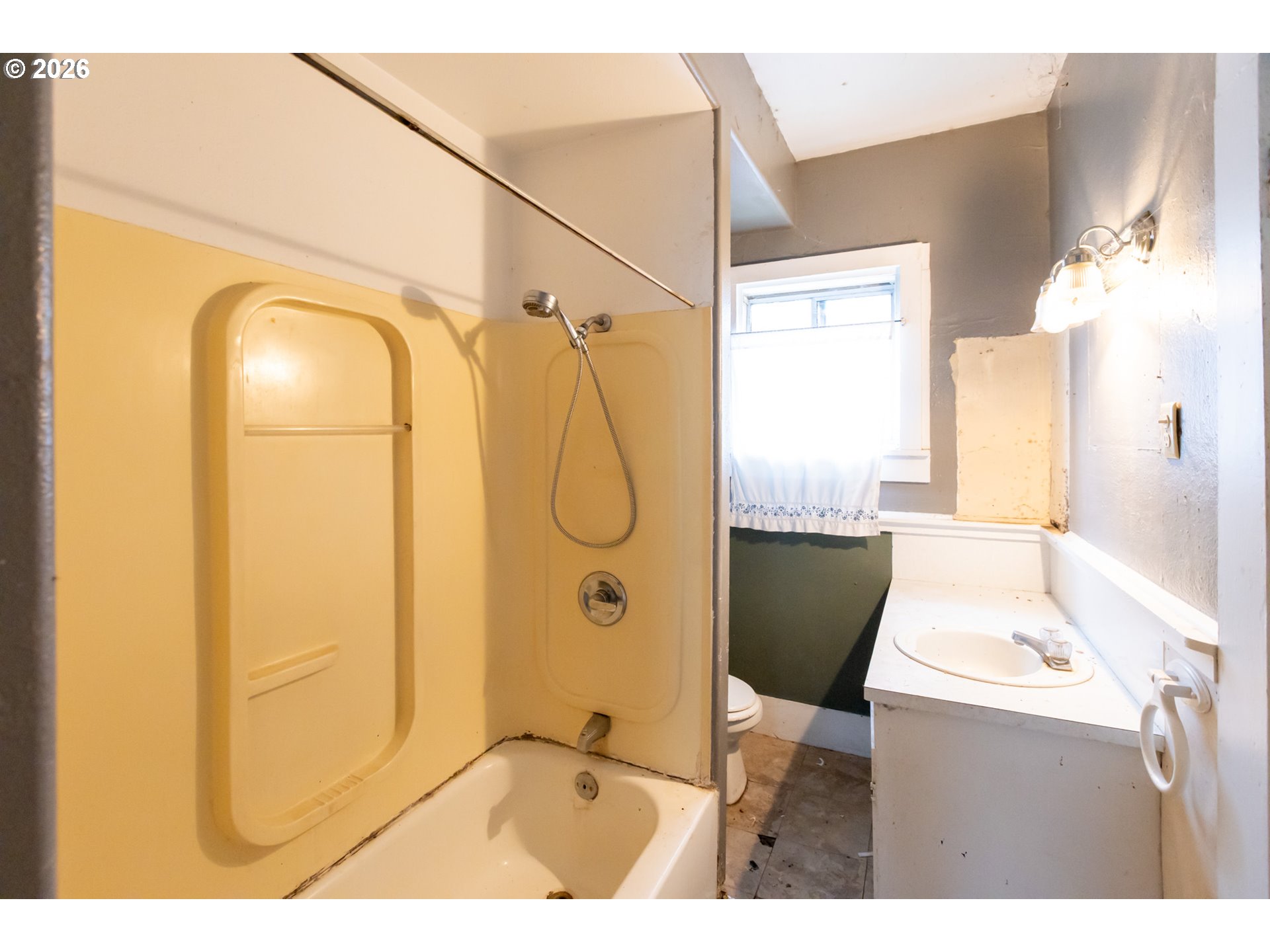 104 1st Street Klickitat, WA 98628 - Photo 19 of 48 a bathroom with a sink a toilet and shower