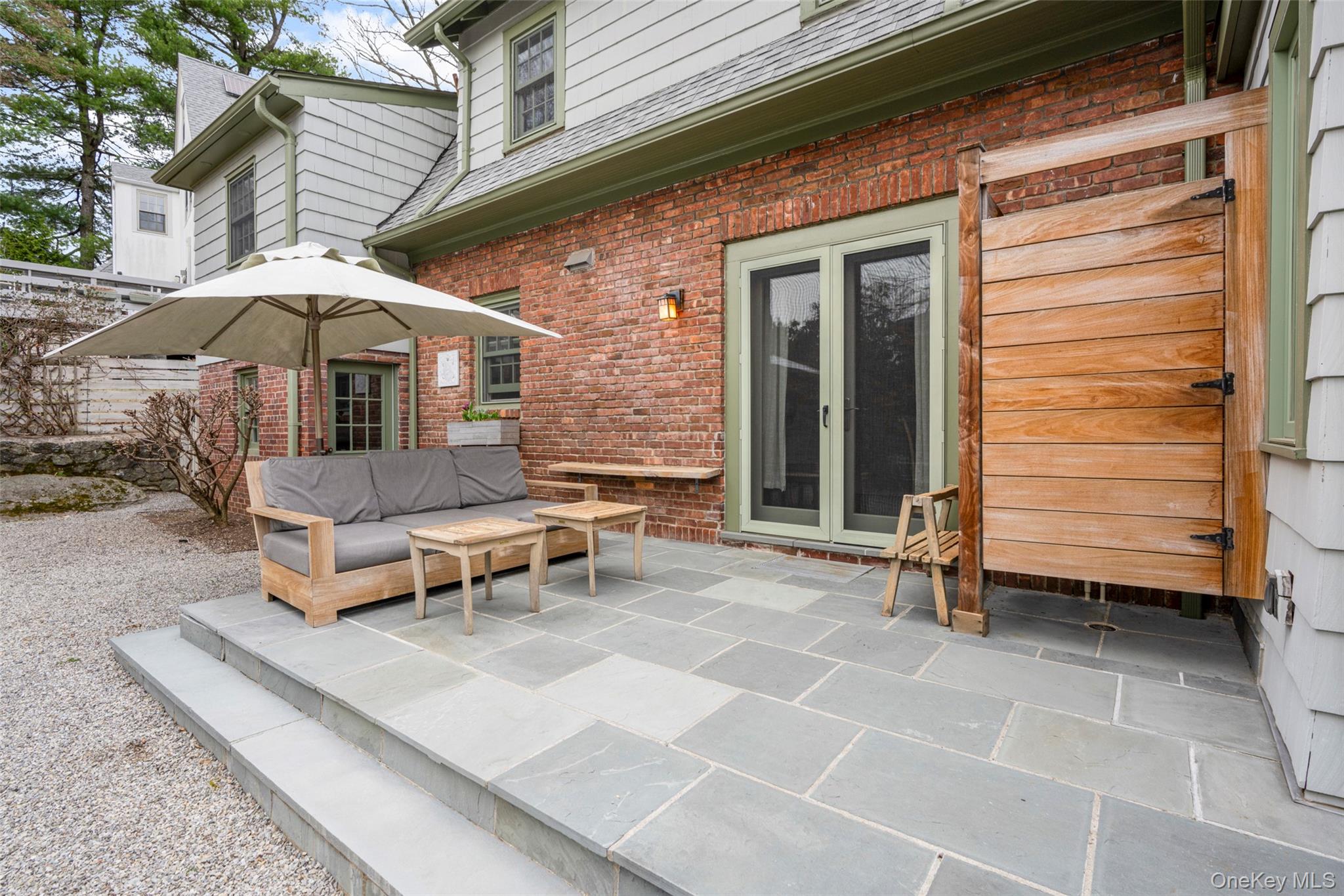 35 Wildwood Road New Rochelle, NY 10804 - Photo 26 of 30 Bluestone Patio and Outdoor Shower