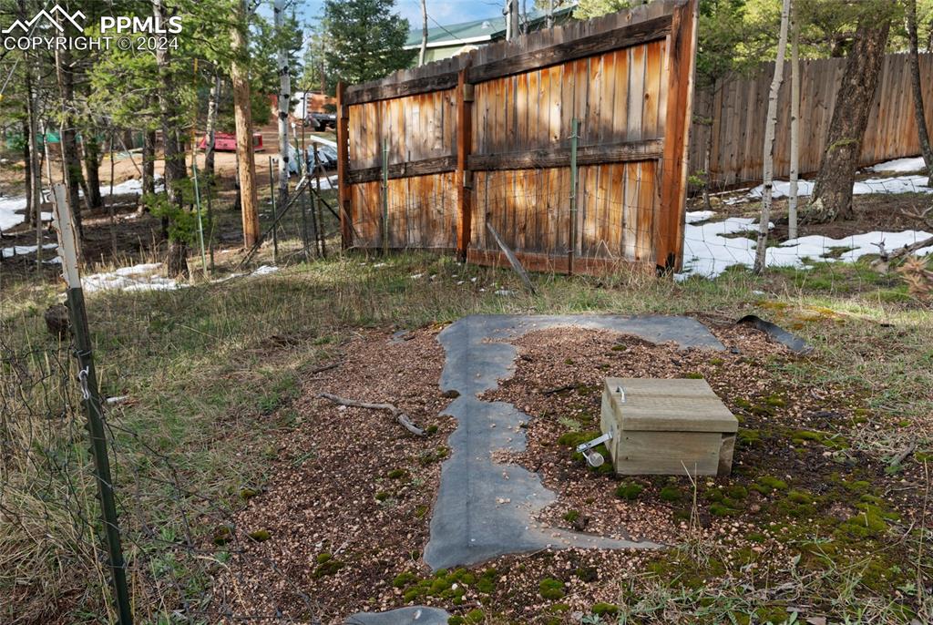 53 Iris Road Woodland Park, CO 80863 - Photo 26 of 27 a backyard of a house with lots of green space