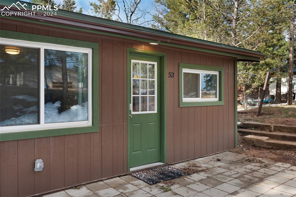 53 Iris Road Woodland Park, CO 80863 - Photo 5 of 27 a front view of a house