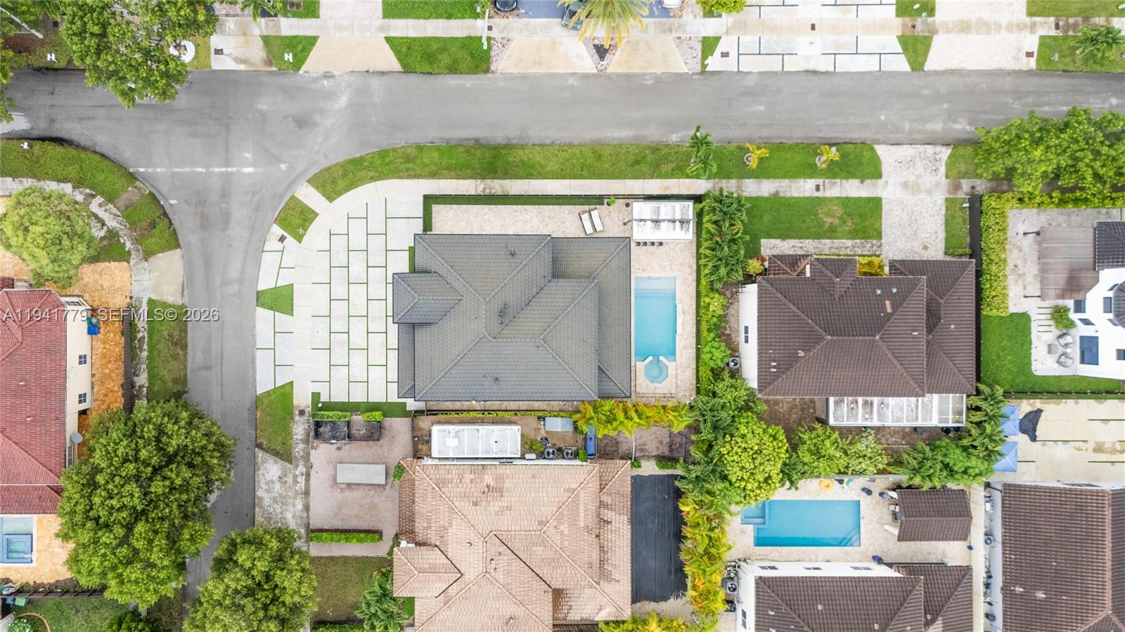 5324 Southwest 164th Court Miami, FL 33185 - Photo 5 of 47 an aerial view of a house with a garden