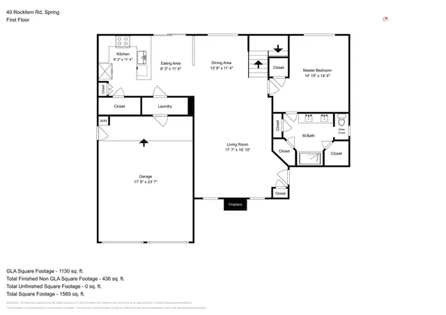 $2,225 | 40 Rockfern Road, Spring, TX 77380