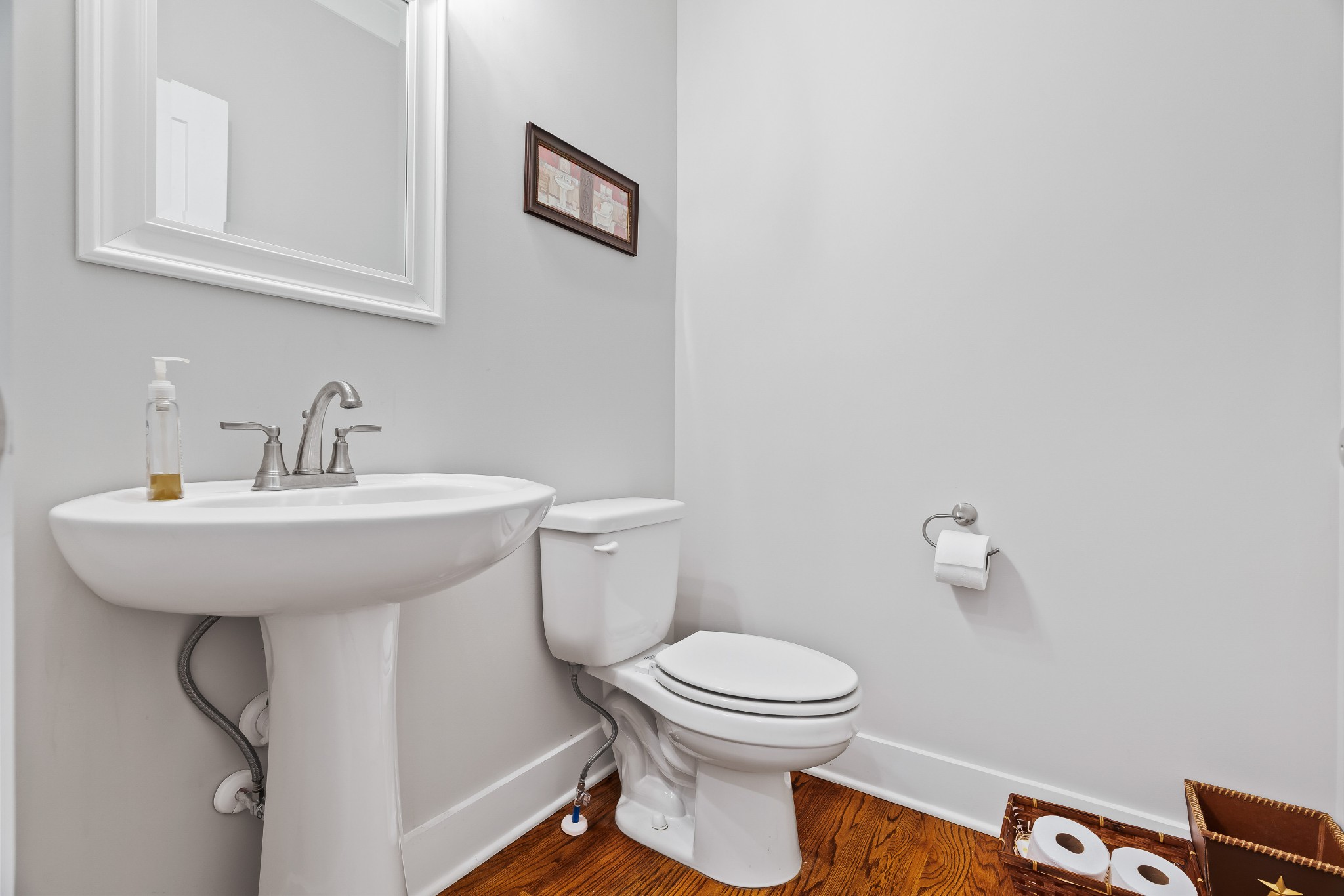 2350 Cooks Road Mount Juliet, TN 37122 - Photo 28 of 57 a bathroom with a toilet sink and mirror