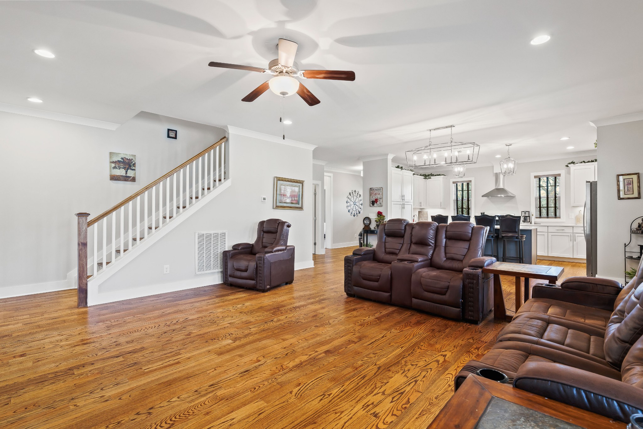 2350 Cooks Road Mount Juliet, TN 37122 - Photo 33 of 57 a living room with furniture or wooden floor and a chandelier