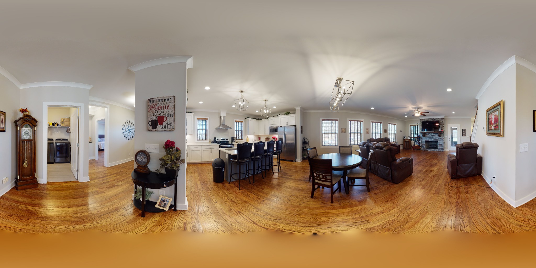 2350 Cooks Road Mount Juliet, TN 37122 - Photo 36 of 57 a living room with lots of furniture and kitchen view
