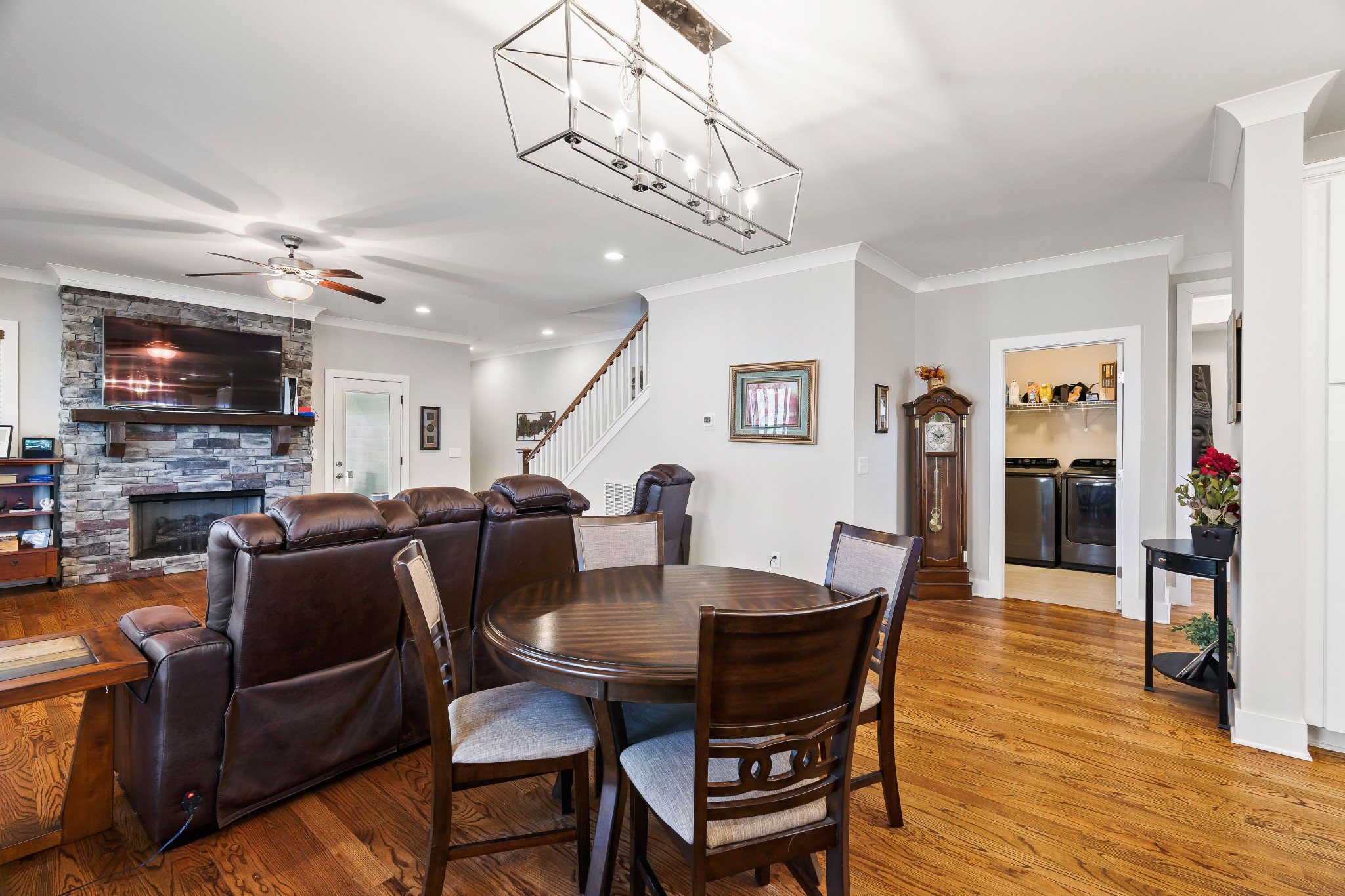 2350 Cooks Road Mount Juliet, TN 37122 - Photo 39 of 57 a view of a dining room with furniture and wooden floor