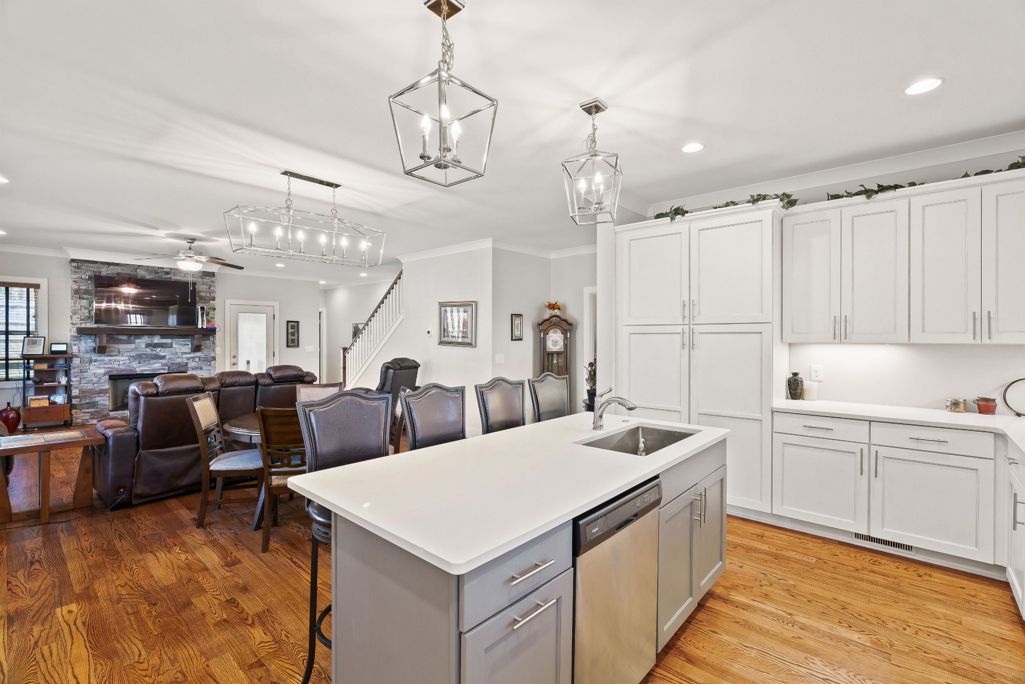 2350 Cooks Road Mount Juliet, TN 37122 - Photo 40 of 57 a kitchen that has a lot of cabinets in it and wooden floors